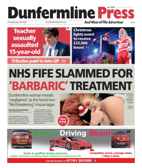 Cover of Dunfermline Press