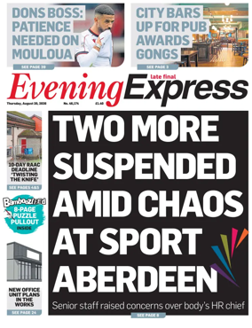 Cover of Evening Express
