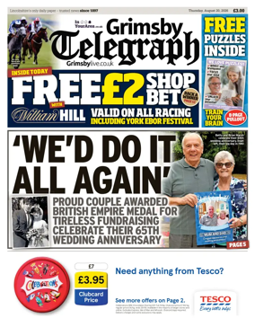 Cover of Grimsby Telegraph