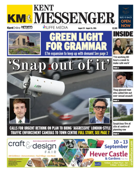 Cover of Kent Messenger Maidstone