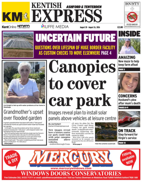 Cover of Kentish Express Ashford & District