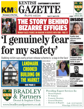 Cover of Kentish Gazette Canterbury & District