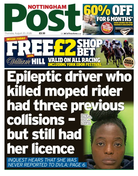 Cover of Nottingham Post