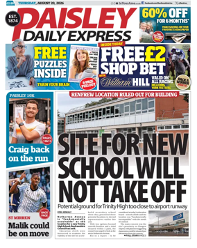 Cover of Paisley Daily Express