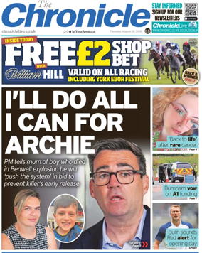 Cover of The Chronicle (UK)