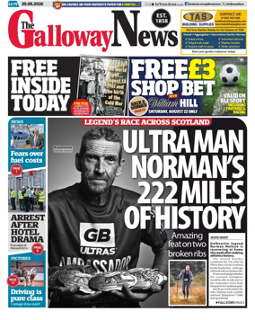 Cover of The Galloway News