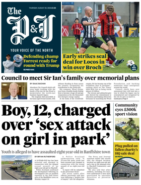 Cover of The Press and Journal (Aberdeen and Aberdeenshire)