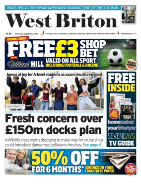Cover of West Briton (Falmouth Penryn Helston The Lizard)