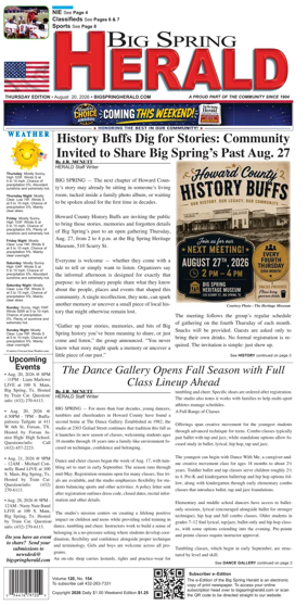 Cover of Big Spring Herald