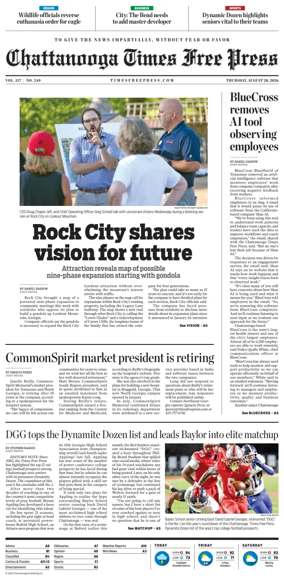 Cover of Chattanooga Times Free Press