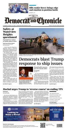 Cover of Democrat and Chronicle