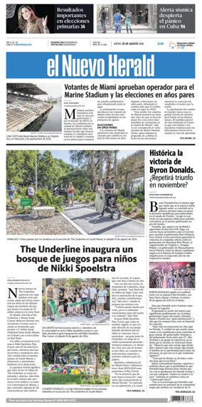 Cover of El Nuevo Herald