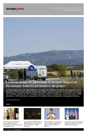 Cover of Europa Press - Compiled Edition