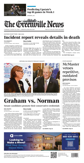 Cover of The Greenville News