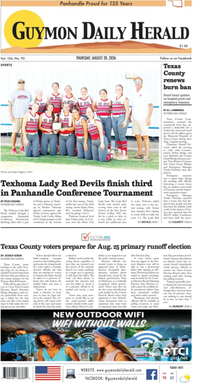 Cover of Guymon Daily Herald