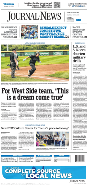 Cover of Hamilton Journal News