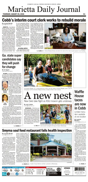 Cover of Marietta Daily Journal