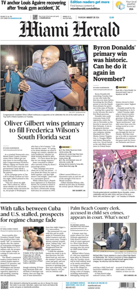 Cover of Miami Herald