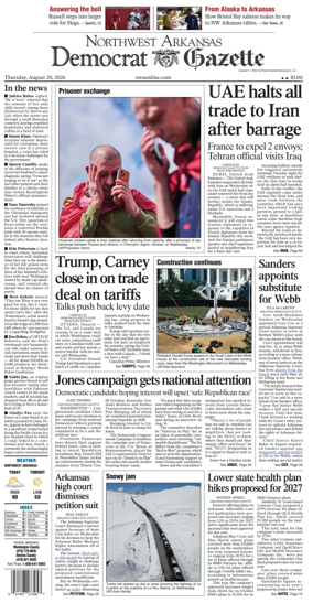 Cover of Northwest Arkansas Democrat-Gazette