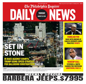Cover of Philadelphia Daily News