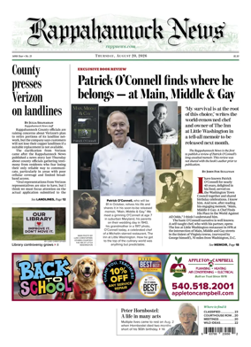 Cover of Rappahannock News