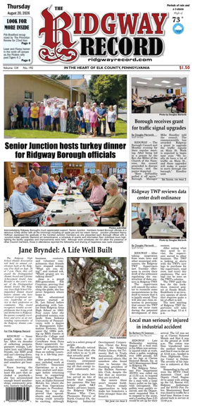 Cover of Ridgway Record