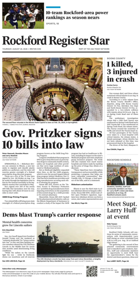 Cover of Rockford Register Star