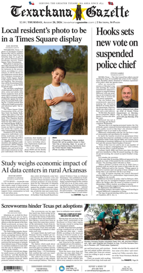 Cover of Texarkana Gazette