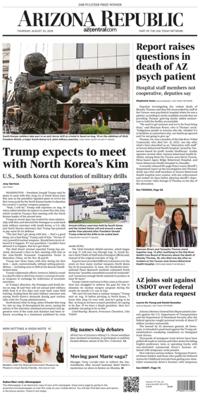 Cover of The Arizona Republic