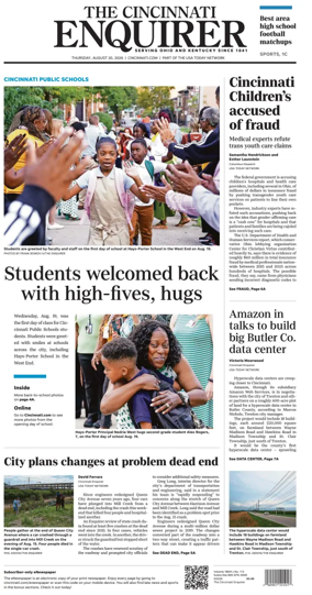 Cover of The Cincinnati Enquirer