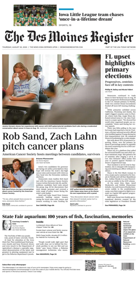 Cover of The Des Moines Register