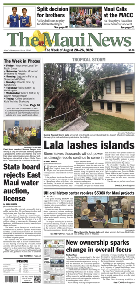 Cover of The Maui News - Weekender