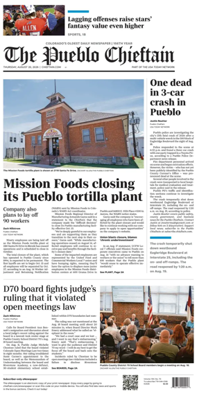 Cover of The Pueblo Chieftain