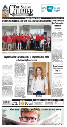 Cover of The Saline Courier