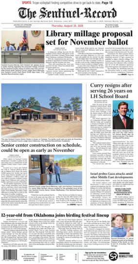 Cover of The Sentinel-Record