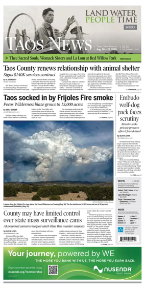 Cover of The Taos News