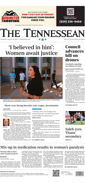 Cover of The Tennessean