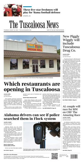 Cover of The Tuscaloosa News
