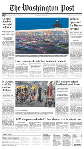 Cover of The Washington Post