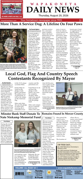 Cover of Wapakoneta Daily News