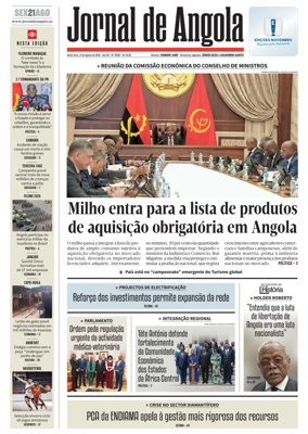 Cover of Jornal de Angola