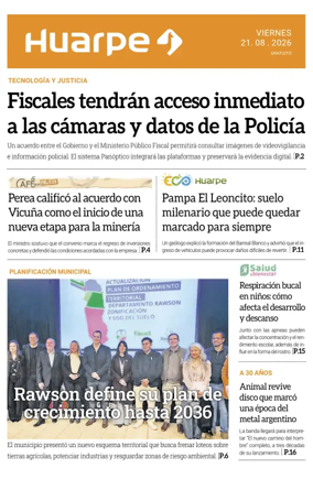 Cover of Diario Huarpe