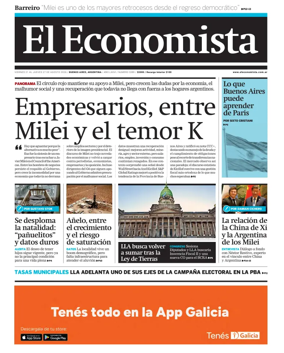 Cover of El Economista (Argentina)