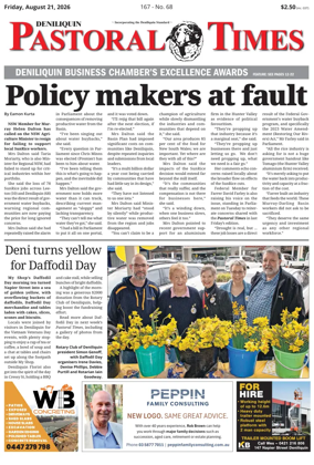 Cover of Deniliquin Pastoral Times