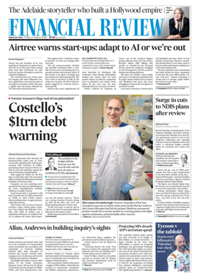 Cover of The Australian Financial Review