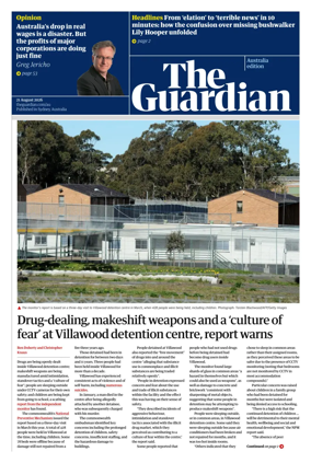 Cover of The Guardian Australia