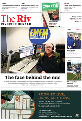 Cover of The Riverine Herald