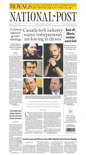 Cover of National Post - (National Edition)