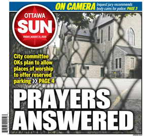 Cover of Ottawa Sun