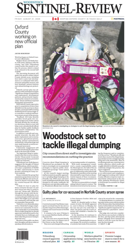 Cover of Sentinel-Review (Woodstock)